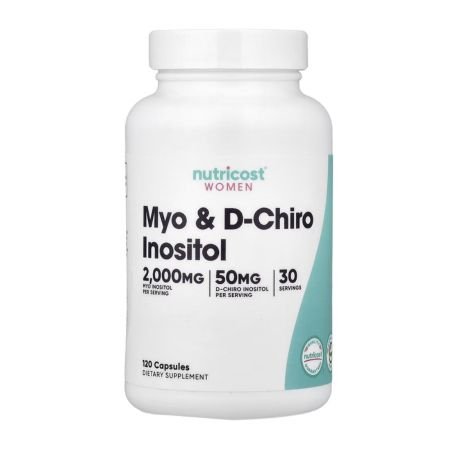 Nutricost, Women, Myo & D-Chiro Inositol, 2000 mg, 120 Capsules in Pakistan