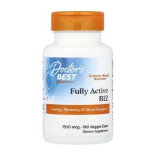 Doctor's Best, Fully Active B12, 1,500 mcg, 180 Veggie Caps in Pakistan