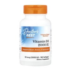 Doctor's Best, Vitamin D3, 50 mcg (2,000 IU), 180 Softgels in Pakistan