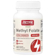 Jarrow Formulas, Vegan Methyl Folate, 400 mcg, 60 Veggie Capsules in Pakistan