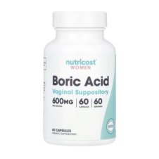 Nutricost, Women, Boric Acid, Vaginal Suppository, 600 mg, 60 Capsules in Pakistan